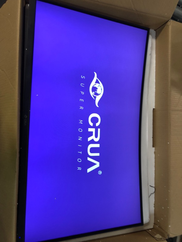 Photo 2 of [Like New] CRUA 32" 144Hz/165Hz Curved Gaming Monitor,1800R Display,1ms
