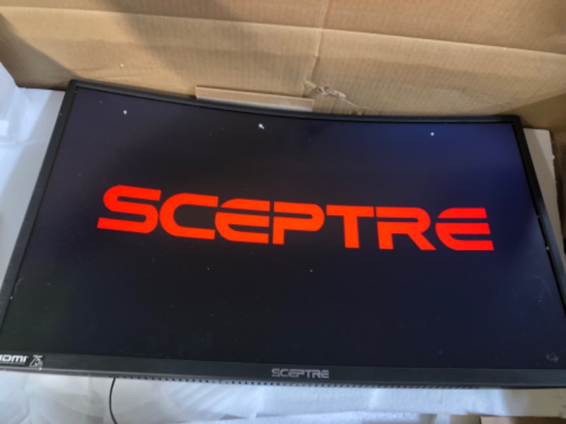 Photo 2 of [Used] Sceptre Curved 24-inch Gaming Monitor 1080p R1500 98% sRGB HDMI x2 - Black
