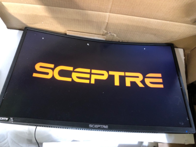 Photo 3 of [Used] Sceptre Curved 24-inch Gaming Monitor 1080p R1500 98% sRGB HDMI x2 - Black
