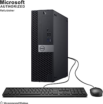 Photo 1 of [Used] Dell Optiplex 7050 SFF Desktop PC Intel i7-7700 4-Cores 3.60GHz 32GB DDR4 1TB SSD WiFi
