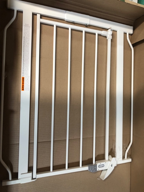 Photo 3 of [Missing Parts] Regalo Easy Step 38.5-Inch Wide Walk Thru Baby Gate - White