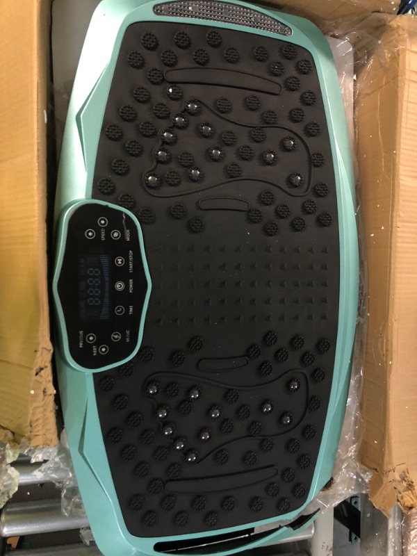 Photo 2 of [Broken] nimto Vibration Plate Exercise Machine Whole Body Workout Vibration (Aqua)