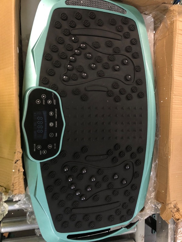 Photo 3 of [Broken] nimto Vibration Plate Exercise Machine Whole Body Workout Vibration (Aqua)