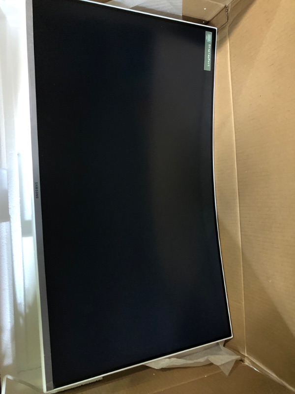 Photo 2 of **TESTED**  Samsung 32" Class 4K UHD Curved Monitor - LU32R591CWNXZA (Renewed)