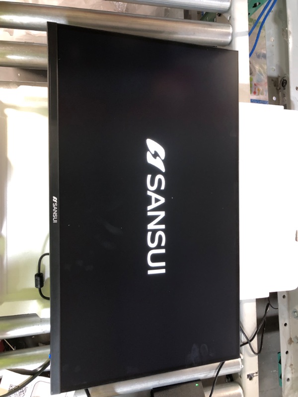 Photo 2 of [New] SANSUI Monitor 24 inch FHD PC Monitor with USB Type-C, Built-in Speakers Earphone