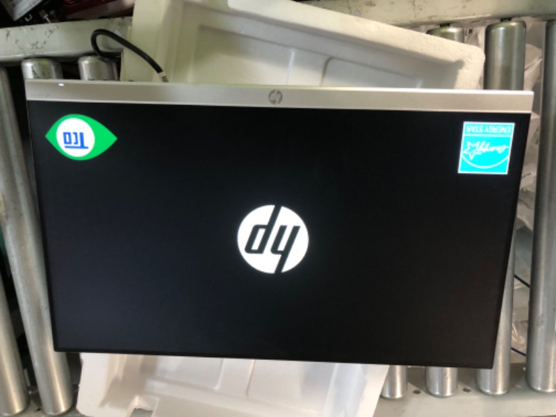 Photo 3 of HP 24mh FHD Monitor - Computer Monitor with 23.8-Inch IPS Display (1080p)  Black/Silver