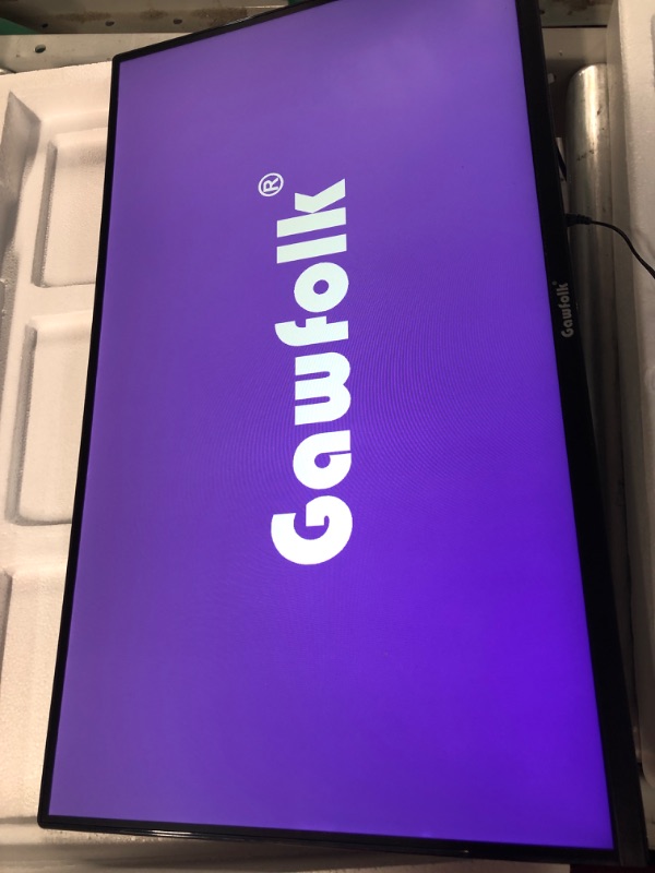 Photo 2 of Gawfolk 24 Inch Gaming Monitor 165Hz, 144Hz FHD 1080P Curved Computer Monitor 24 Inch 165Hz