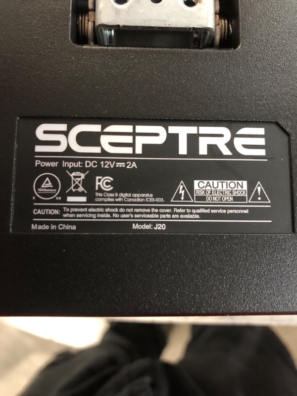 Photo 3 of Sceptre 20" 1600x900 75Hz Ultra Thin LED Monitor 2x HDMI VGA Built-in Speakers, Machine Black Wide Viewing Angle 170° (Horizontal) / 160° (Vertical) 20" 75Hz Monitor