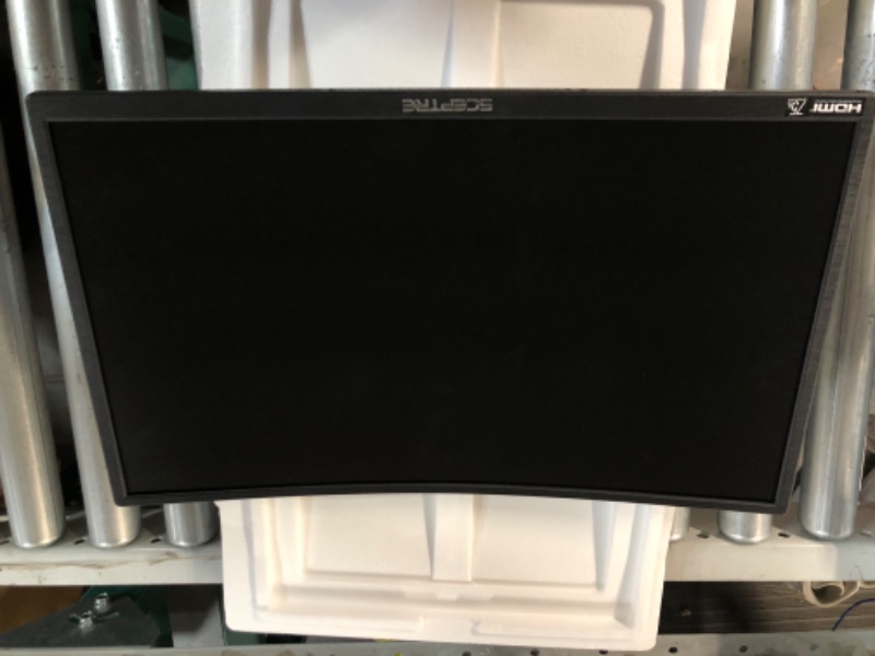 Photo 5 of [Damaged] Sceptre Curved 24-inch Gaming Monitor 1080p R1500 98% sRGB HDMI x2 - Black