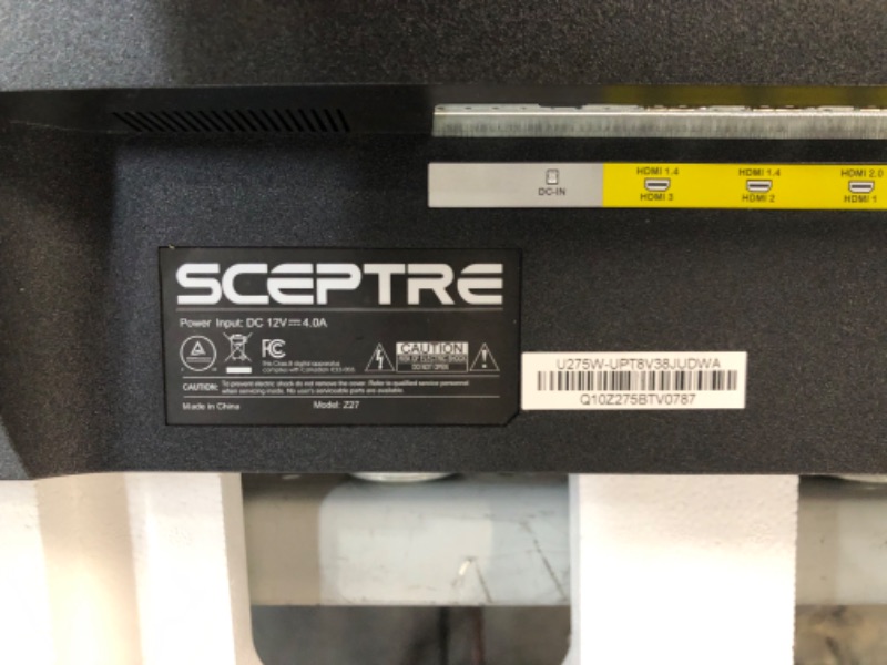 Photo 5 of [Notes] Sceptre 4K IPS 27" 3840 x 2160 UHD Monitor up to 70Hz DisplayPort HDMI