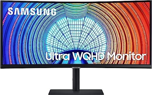 Photo 1 of *See Notes**
34” ViewFinity Ultra WQHD High Resolution Monitor with 1000R Curvature and USB-C