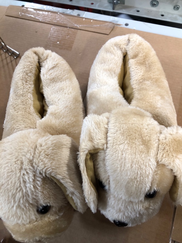 Photo 2 of Silver Lilly Fuzzy Dog Slippers Golden Retriever (UNKOWN SIZE)