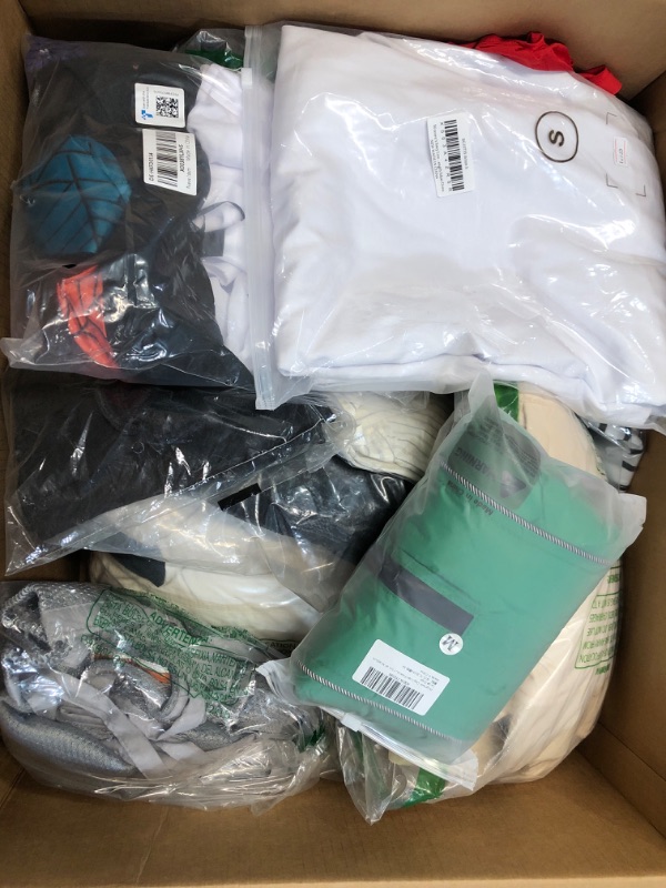 Photo 1 of CLOTHING BUNDLE- BOX MISCELLANEOUS CLOTHES ALL SIZES- NO REFUNDS 