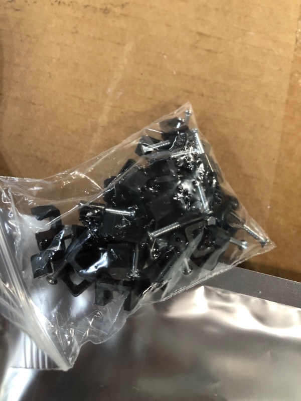 Photo 3 of AOFPRZTECH BLACK 100 FT ETHERNET CABLE CLIPS Black 