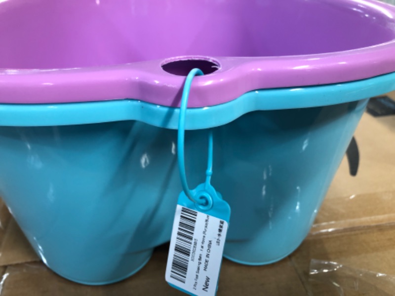 Photo 2 of 2 Pcs Foot Soaking Bath Basin - Large  (Purple/Blue) 