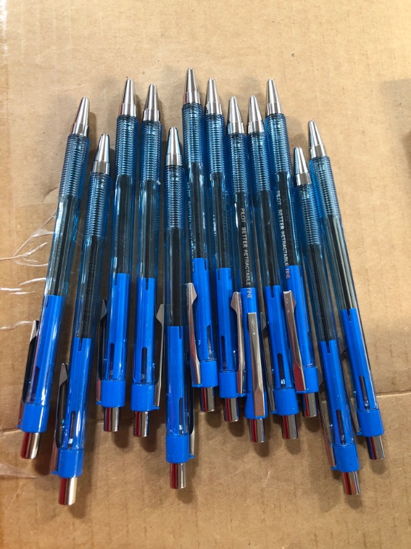 Photo 2 of PILOT The Better Ball Point Pen Refillable , Blue Ink, 12-Pack (30001)