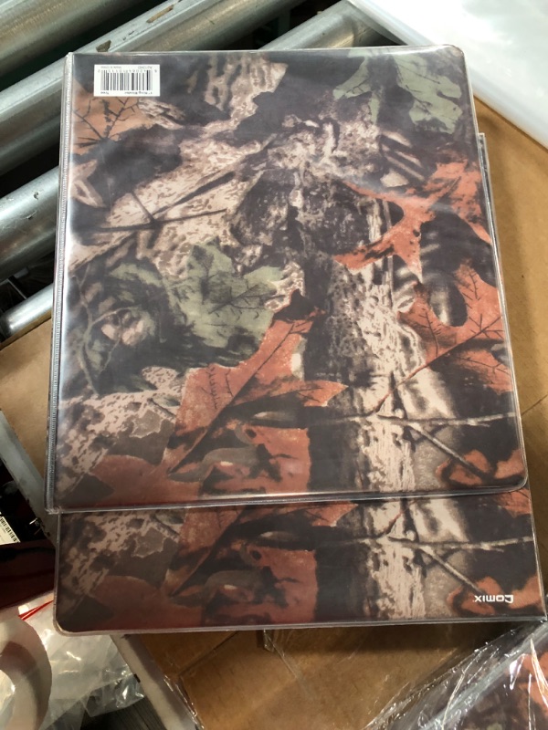 Photo 2 of COMIX Premium Designer 3 Round Ring Binder 1 Inch, 2 Pack (A2134) (Autumn Leaves)