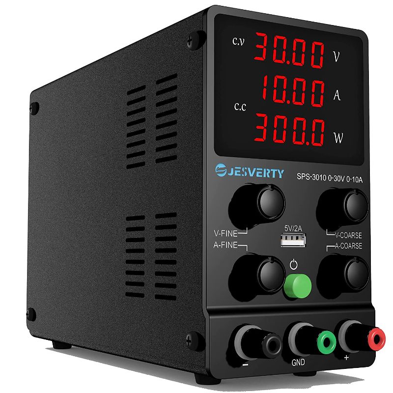 Photo 1 of DC Power Supply Variable, 30V 10A Adjustable Switching Regulated DC Bench Power Supply with High Precision 4-Digits LED Display