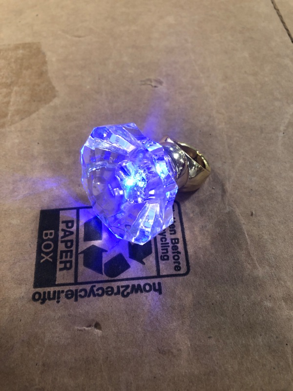 Photo 3 of Hollywood Mega Diamond Light Up Ring (6 Pack) (Children's Size)