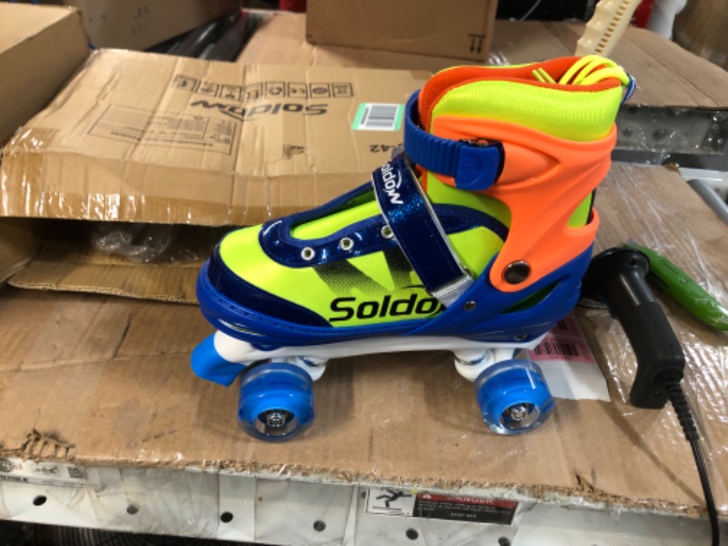 Photo 2 of Soldow Adjustable Roller Skate Light up Rollerskates