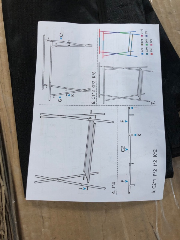 Photo 4 of Laiensia Double Rods Clothing Racks for Hanging Clothes,Portable Clothing Hanging Garment Rack