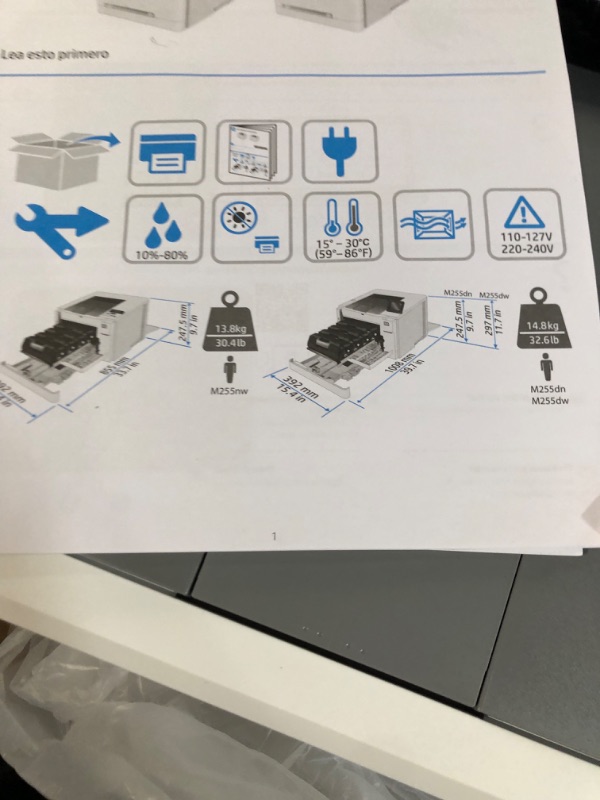 Photo 5 of HP LaserJet M283fdw MFP Color Multifunction Laser Printer,