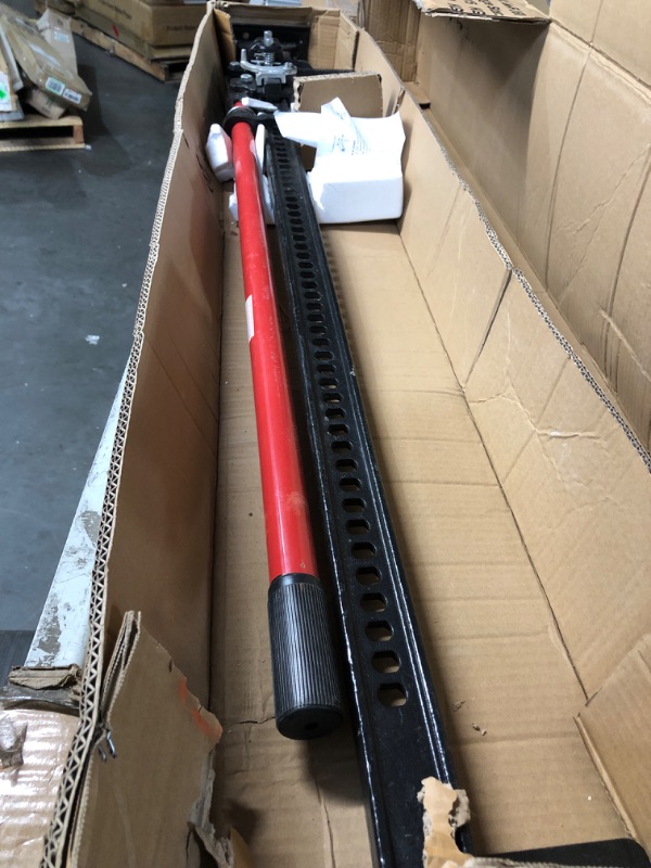 Photo 1 of WEIZE Farm Jack, 60" Off-Road High Lift Jack with Handle Keeper & Pin, 3 Tons Capacity, Cast and Steel, Black