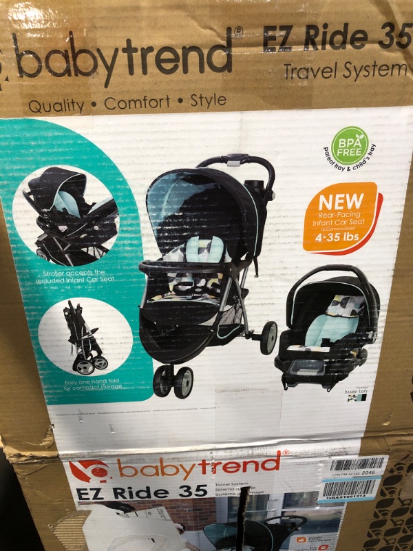 Photo 2 of Baby Trend EZ Ride 35 Travel System - Doodle Dots