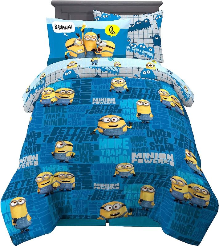 Photo 1 of  5 Piece Twin Size, Minions The Rise Of Gru