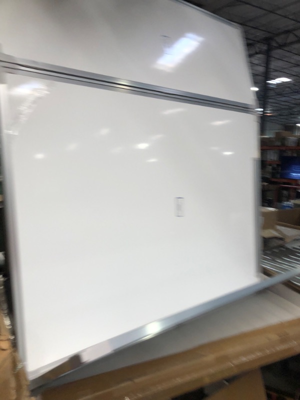 Photo 4 of 40” x 60” Wall-Mounted, Folding Whiteboard with Magnetic Surface and Flip-Out Marker Tray Wall Mounted