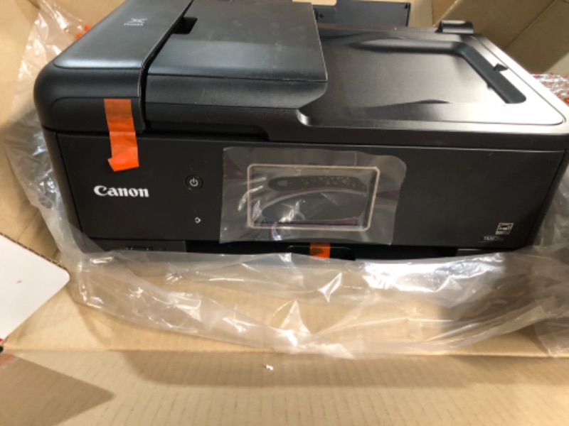 Photo 2 of Canon TR8620a All-in-One Printer Home Office | Copier |Scanner| Fax |Auto Document Feeder | Photo and Document | Airprint (R) and Android, Black