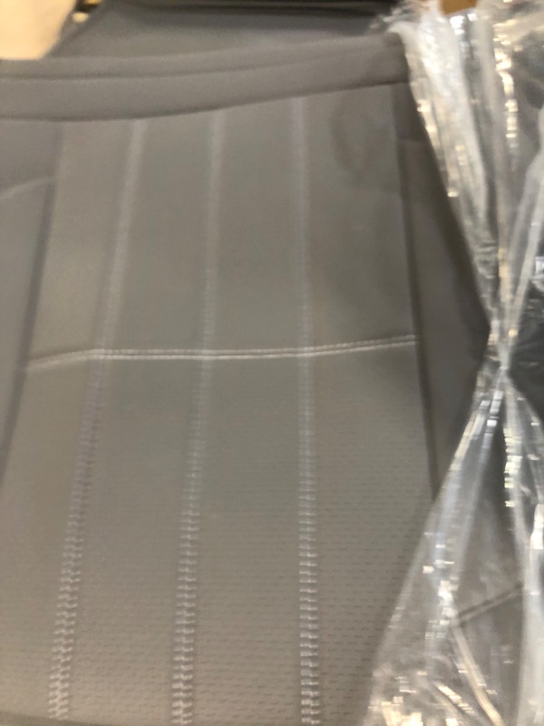 Photo 4 of **** USED BUT LOOKS NEW AOOG Leather Car Seat Covers, Leatherette Automotive Vehicle Cushion ,Front Pair FRONT PAIR GRAY