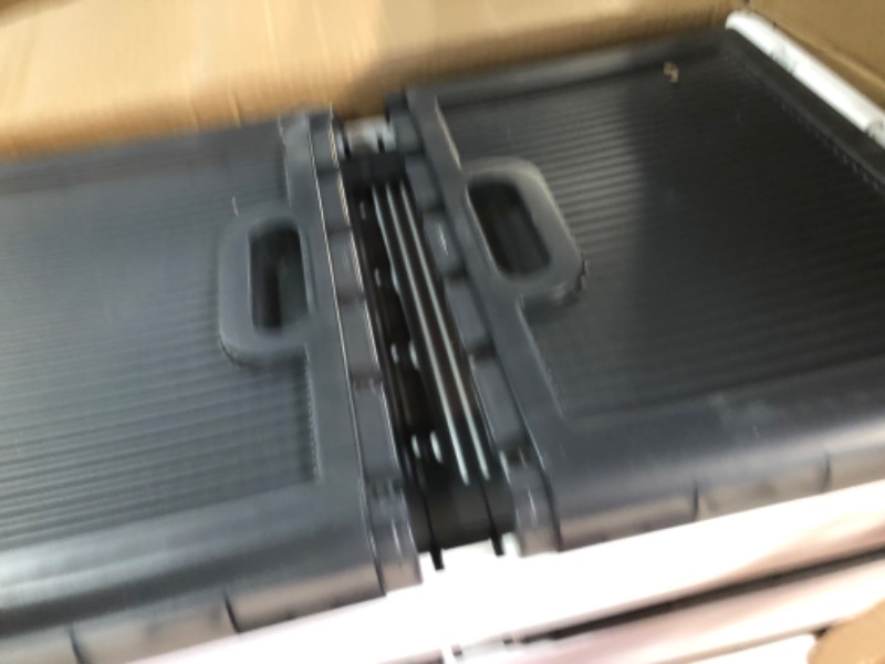 Photo 2 of **FOR PARTS ONLY, SOME BINS DAMAGED **  HAIXIN Plastic Storage Bins with Clear Door & Lid, 