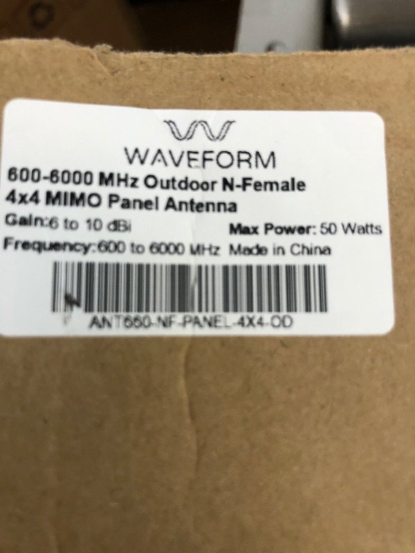 Photo 2 of  **** LIKE NEW ******MIMO Panel Antenna Kit by Waveform | +9 dBi Gain | 2x2 600-2700 MHz | for 3G, 4G LTE, 5G Modems, Routers, & Cell Boosters | TS9, SMA, U.FL Adapters (Twin Cable)