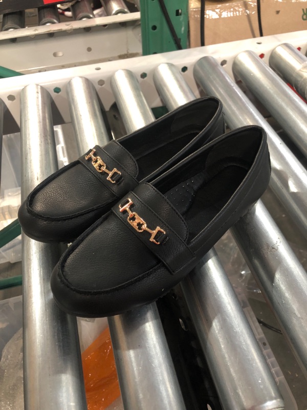 Photo 1 of DeYashopin Women's Flats Shoes 7.5 Black Leather