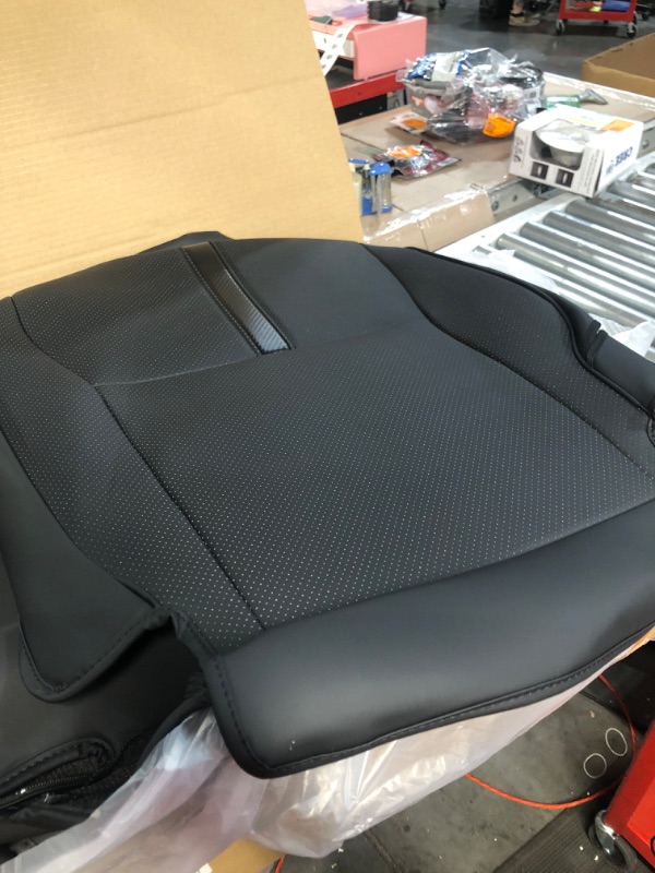 Photo 2 of Ford F150 Seat Covers   Black, Waterproof Leather Custom Fit Truck Seat Protector