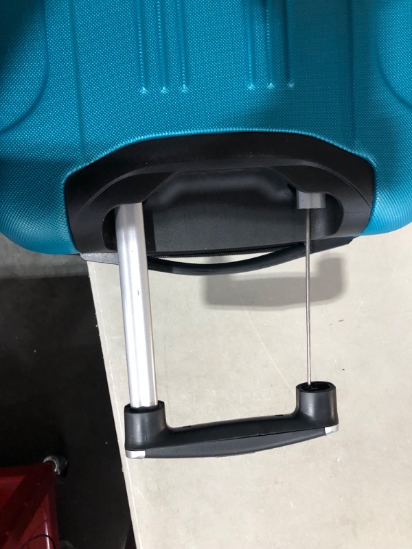 Photo 6 of ***DAMAGED - SEE NOTES/PHOTOS*** Travelers Club Chicago Hardside Expandable Spinner Luggage, Teal, 3 Piece Set