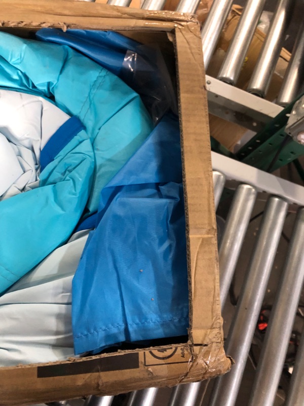 Photo 1 of WELLFUNTIME Inflatable Water Park with Blower and Rainbow Sprinkler, Rock Climbing, Water Cannon