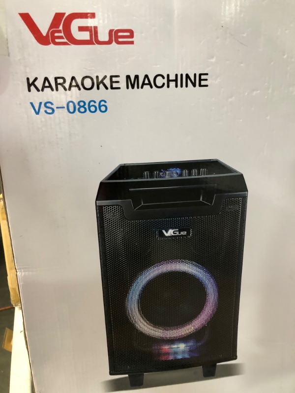 Photo 2 of VeGue Karaoke Machine, Bluetooth Speaker PA System for Adults 