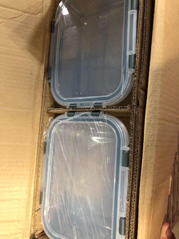 Photo 2 of [8-Pack,30 oz]Glass Meal Prep Containers,Glass Food Storage Containers