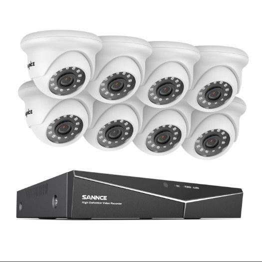 Photo 1 of 8 Channel 8 Camera 1080p DVR Security System | SANNCE 