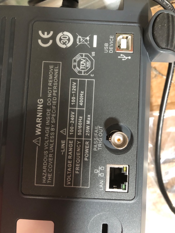 Photo 4 of Siglent Technologies SDS1202X-E 200 mhz Digital Oscilloscope 2 Channels, Grey