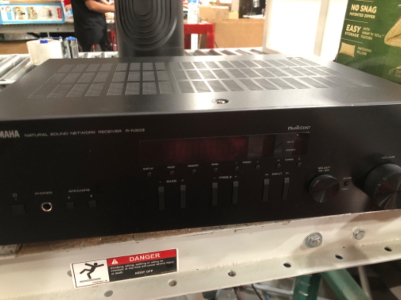 Photo 3 of YAMAHA R-N303BL Stereo Receiver with Wi-Fi, Bluetooth & Phono