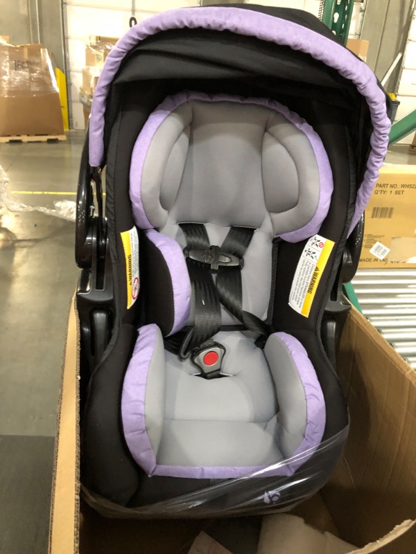 Photo 2 of Baby Trend Secure Snap Tech 35 Infant Car Seat, Lavender Ice 16.5x16.25x28.5 Inch (Pack of 1)