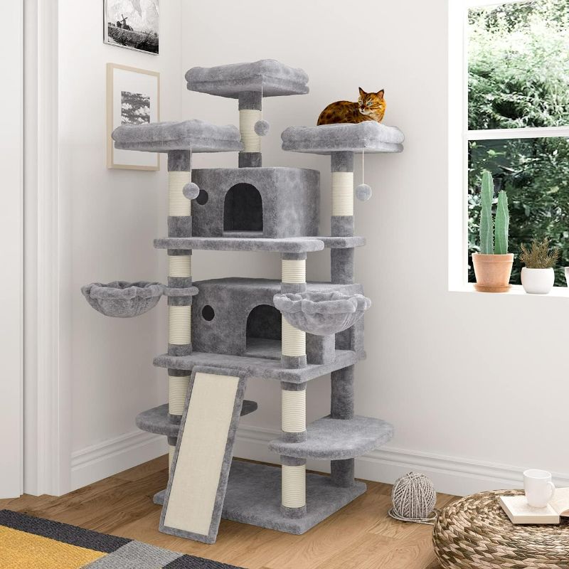 Photo 1 of **stock photo only for reference**
Amazon Basics Cat Activity Tree with Scratching Posts Large Tree Tower