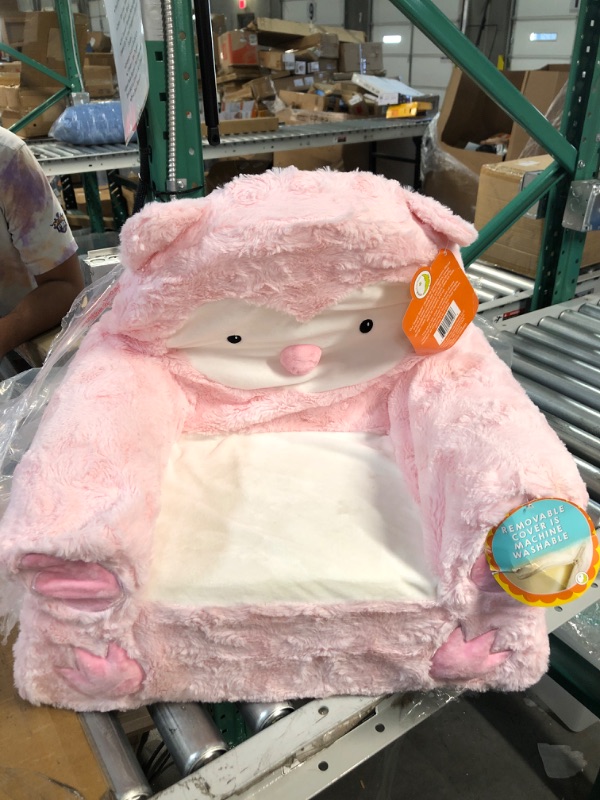 Photo 2 of Animal Adventure | Sweet Seats | Pink Owl Children's Plush Chair