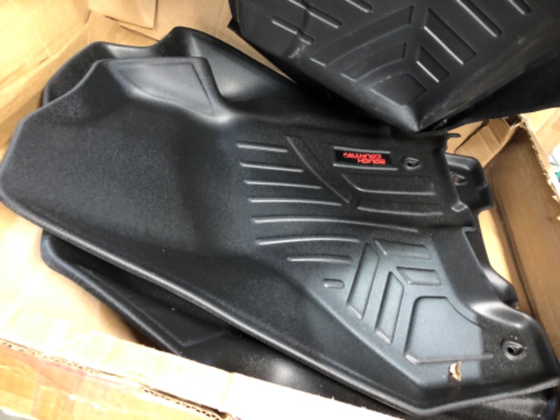 Photo 3 of Rough Country Floor Mats for 2012-2018 Ram 1500 | Crew Cab/Mega Cab - M-31213 Black