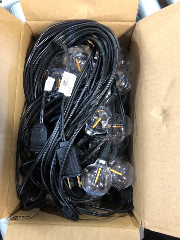 Photo 1 of *UNTESTED* 100ft 2-Pack Outdoor String Lights,Dimmable