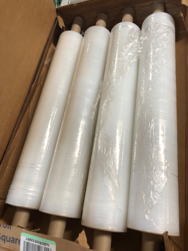 Photo 2 of ***3 out of 4 rolls***
PackageZoom 20 inch x 1000 Feet Stretch Wrap - 