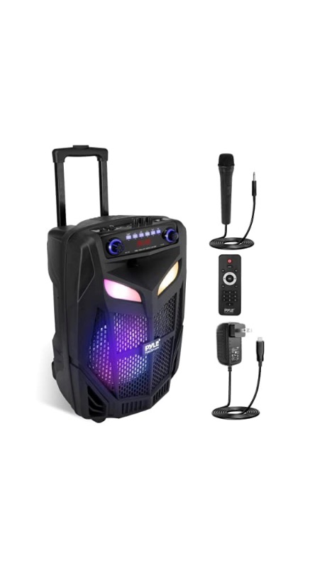 Photo 1 of Pyle Portable Bluetooth PA Speaker System-800W 12”